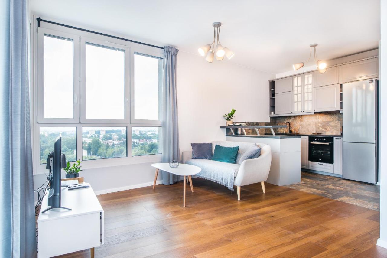 Mogilska Tower Apartments Near Tauron Arena By Inpoint - Free Underground Parking Krakow Ngoại thất bức ảnh